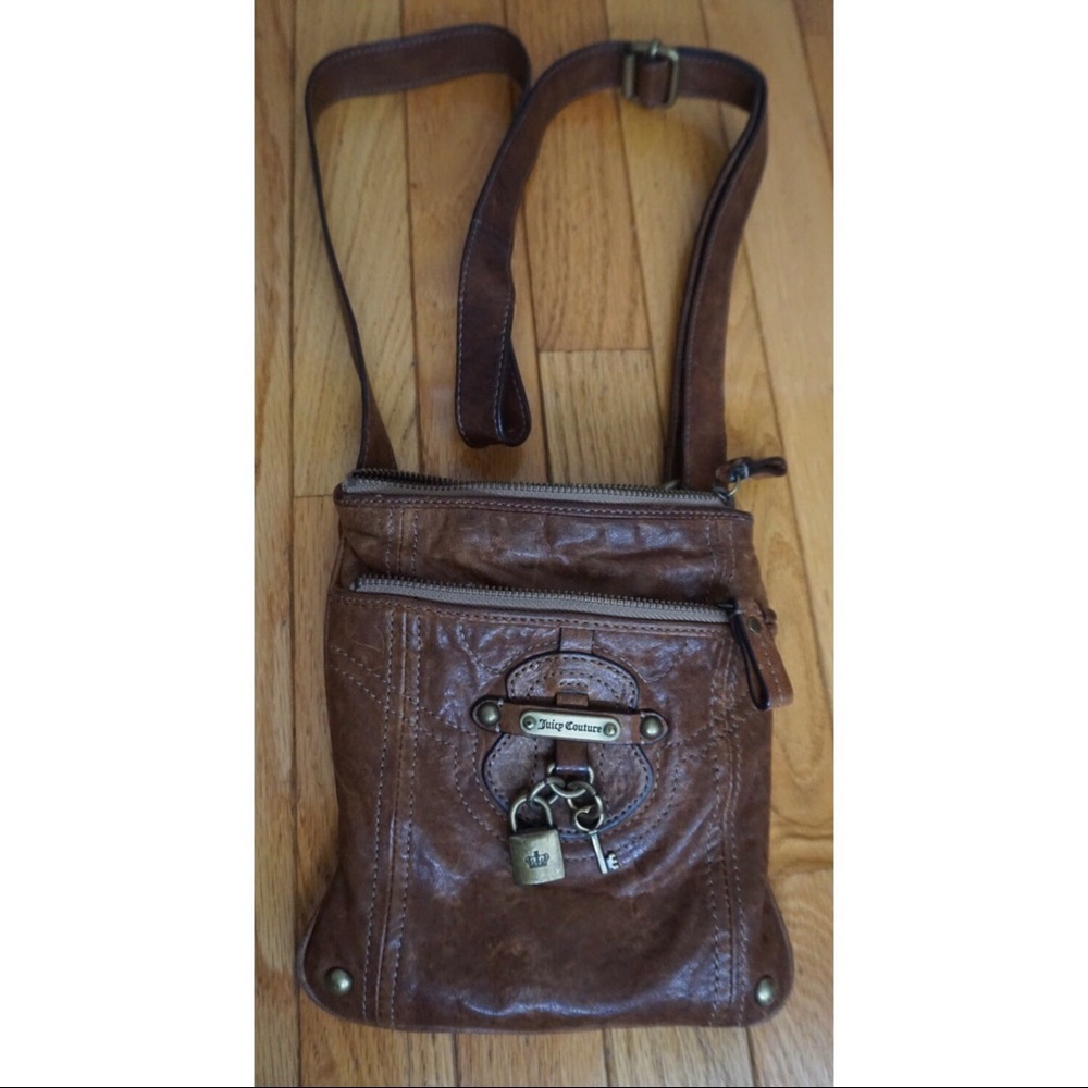 Juicy Couture used leather crossbody bag